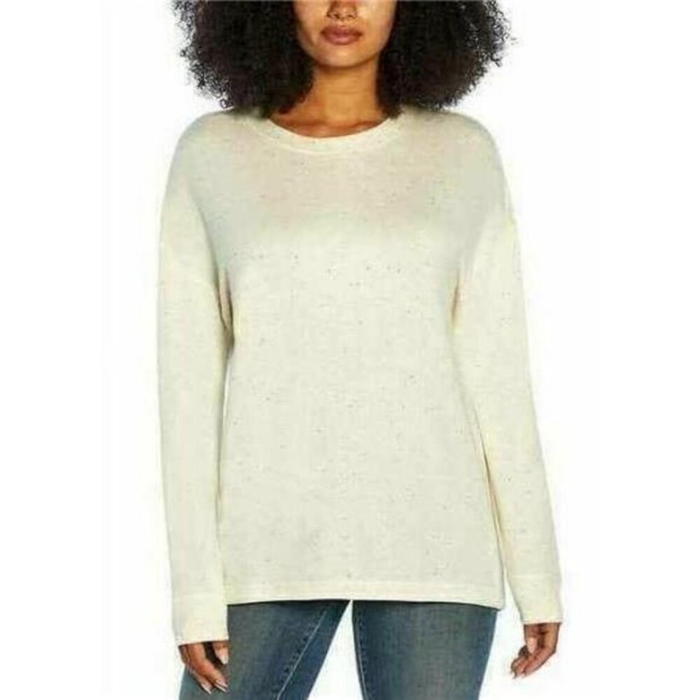 Three Dots Women's Sweater (Ivory, Small)